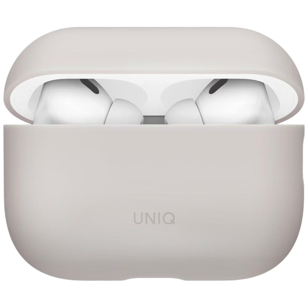 Калъф UNIQ Lino за Apple AirPods Pro 3, бежов