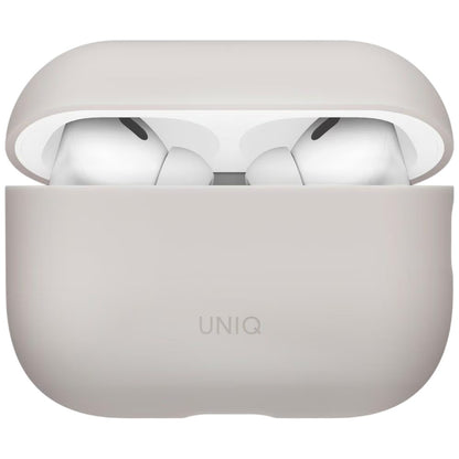 Калъф UNIQ Lino за Apple AirPods Pro 3, бежов