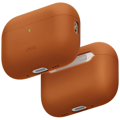 Калъф UNIQ Lino за Apple AirPods Pro 3, Оранжев