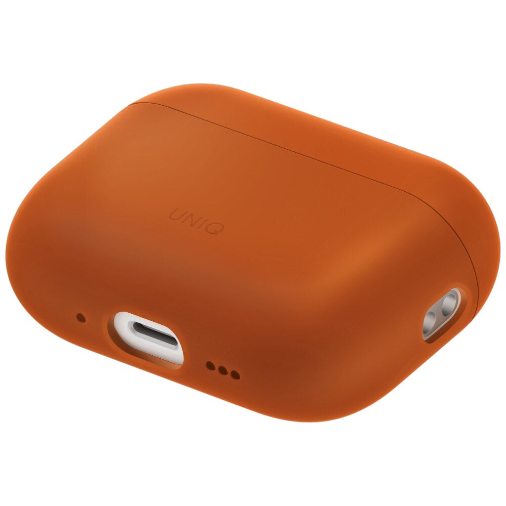 Калъф UNIQ Lino за Apple AirPods Pro 3, Оранжев