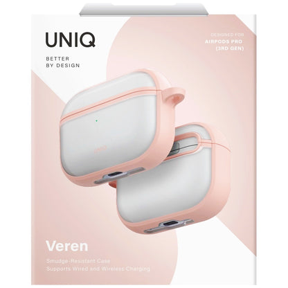 Калъф UNIQ Veren за Apple AirPods Pro 3, Розов