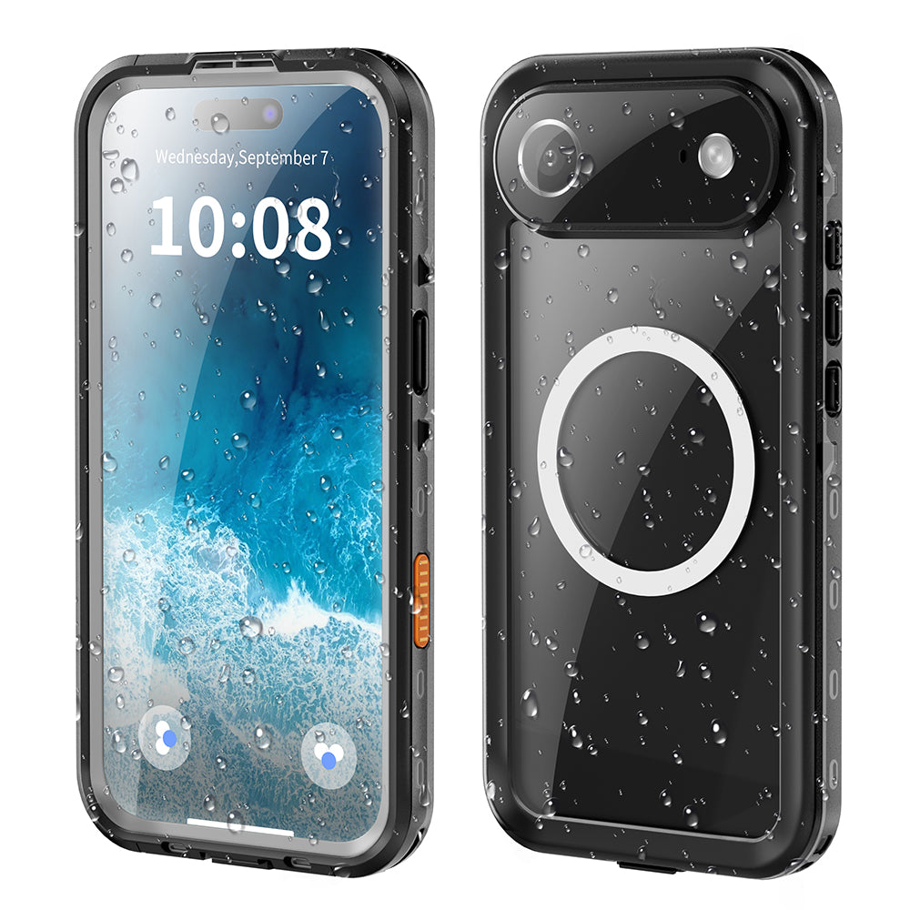Водоустойчив калъф за Apple iPhone 17 Air, ShellBox, Черен