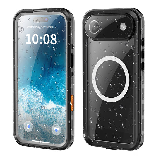 Водоустойчив калъф за Apple iPhone 17 Air, ShellBox, Черен