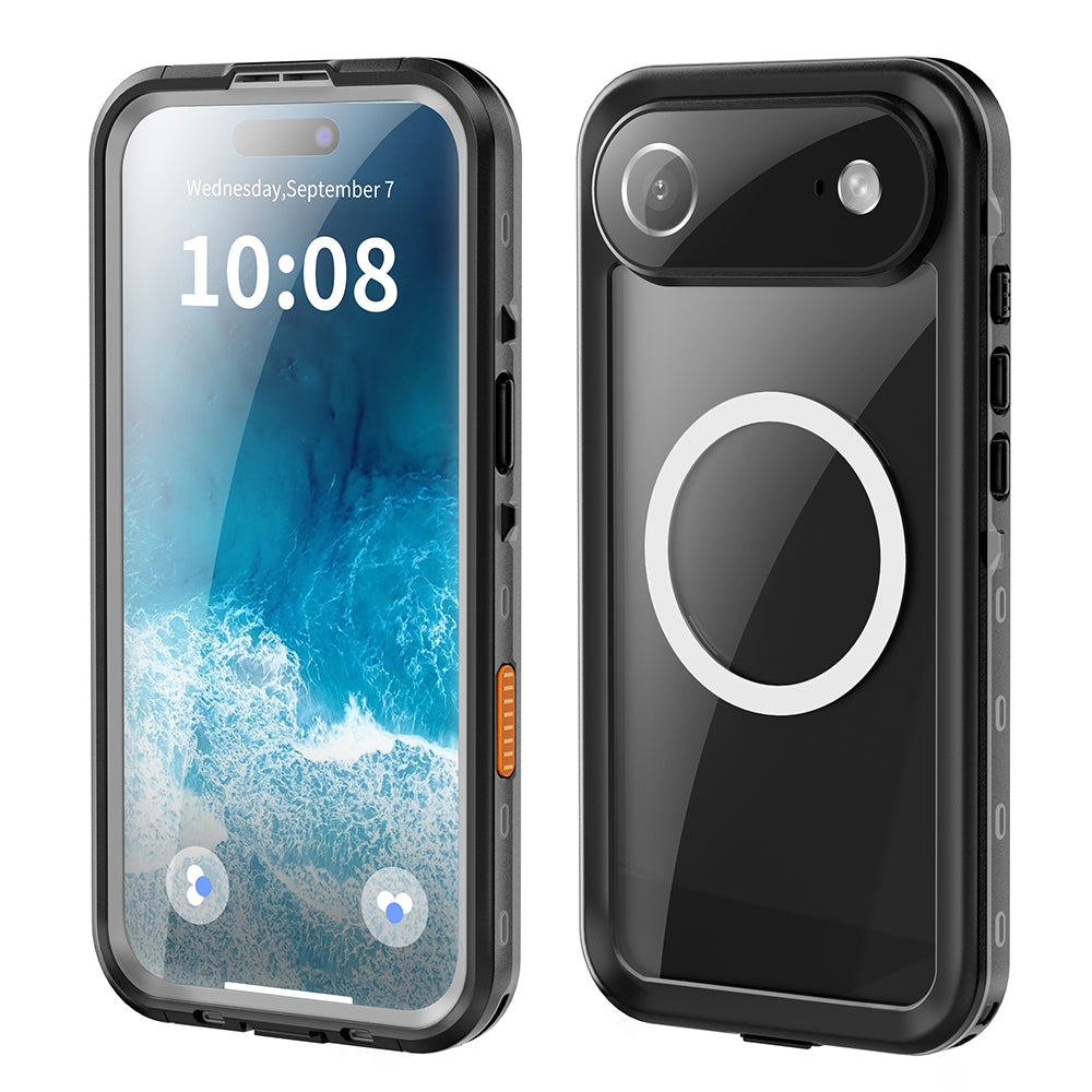 Водоустойчив калъф за Apple iPhone 17 Air, ShellBox, Черен