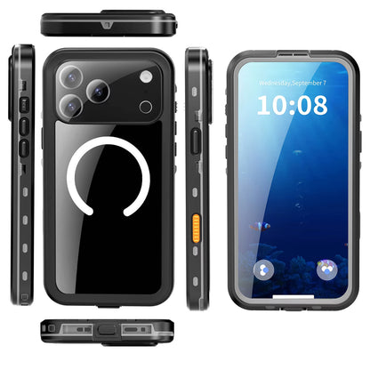 Водоустойчив калъф за Apple iPhone 18 Pro Max / 17 Pro Max, ShellBox, Черен