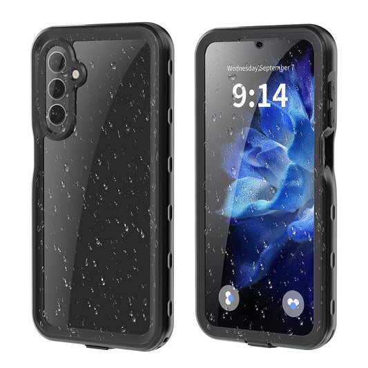 Водоустойчив калъф за Samsung Galaxy A16 5G A166 / A16 4G A165, ShellBox, Черен