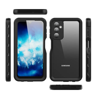 Waterproof Case for Samsung Galaxy A25 A256, ShellBox, Black