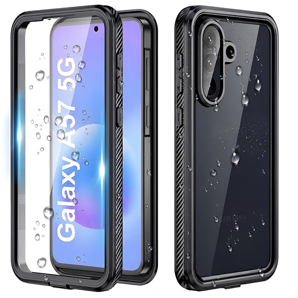 Водоустойчив калъф за Samsung Galaxy A57 5G, ShellBox, Черен