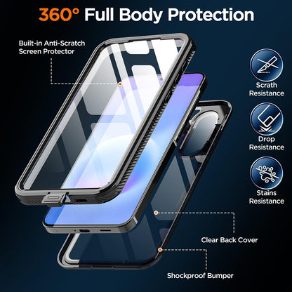 Водоустойчив калъф за Samsung Galaxy A57 5G, ShellBox, Черен