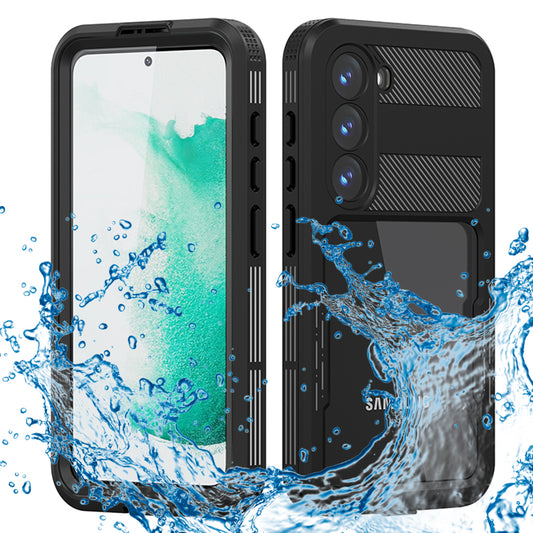 Водоустойчив калъф за Samsung Galaxy S23 S911, ShellBox, Черен