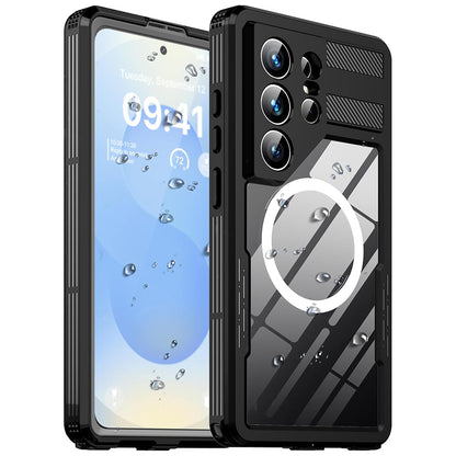 Waterproof Case for Samsung Galaxy S26 Ultra, ShellBox, Black