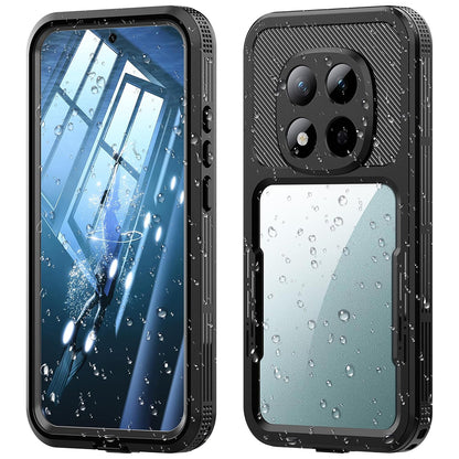 Водоустойчив калъф за Xiaomi Redmi Note 15 Pro 5G, ShellBox, Черен