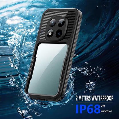 Водоустойчив калъф за Xiaomi Redmi Note 15 Pro 5G, ShellBox, Черен