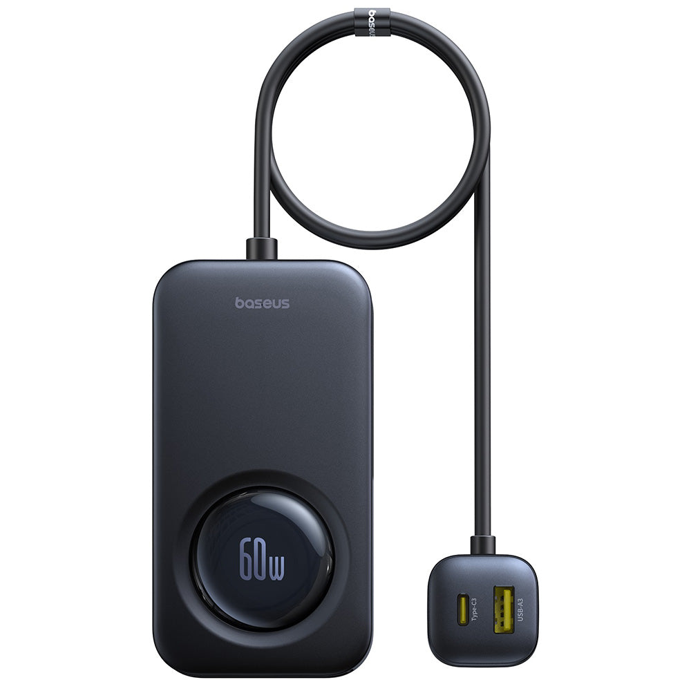Автомобилен заряден уред Baseus PrimeTrip VW1, 105W, 3A, 3 x USB-A - 2 x USB-C, Черен C00069000121-00