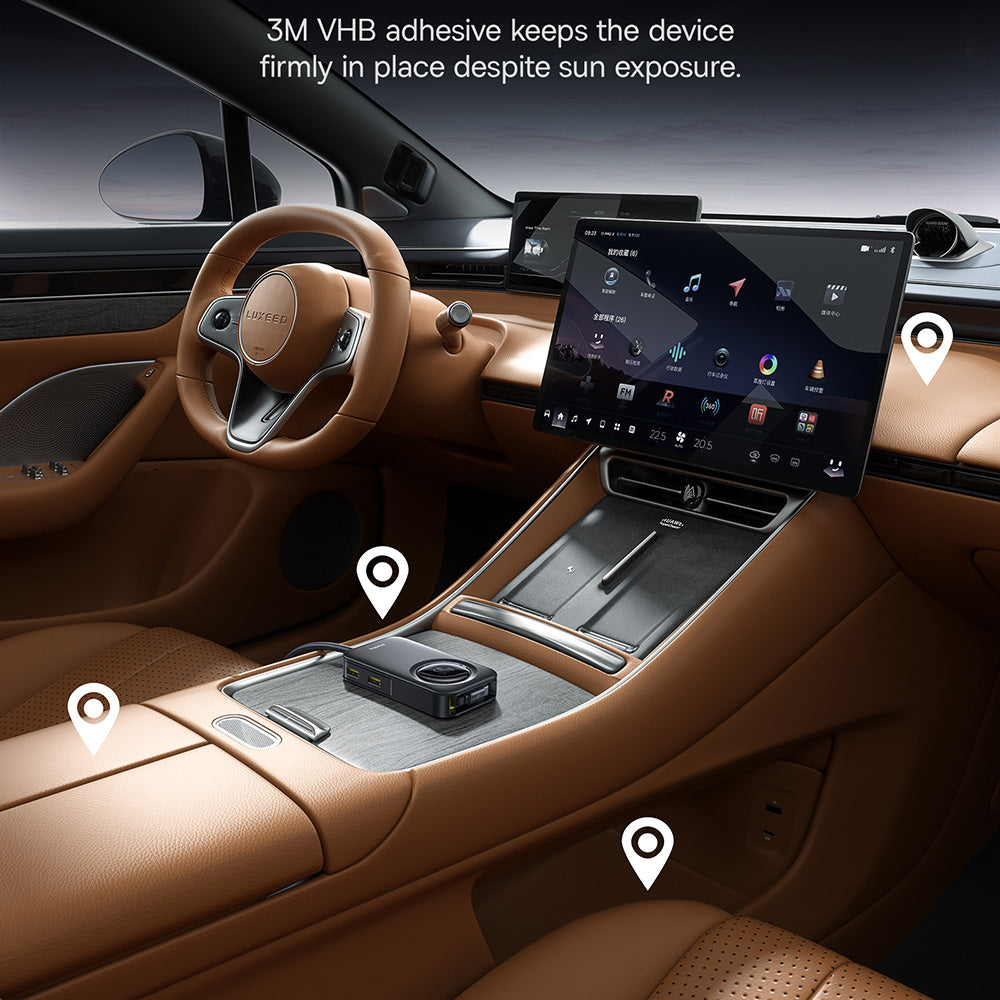 Автомобилен заряден уред Baseus PrimeTrip VW1, 105W, 3A, 3 x USB-A - 2 x USB-C, Черен C00069000121-00