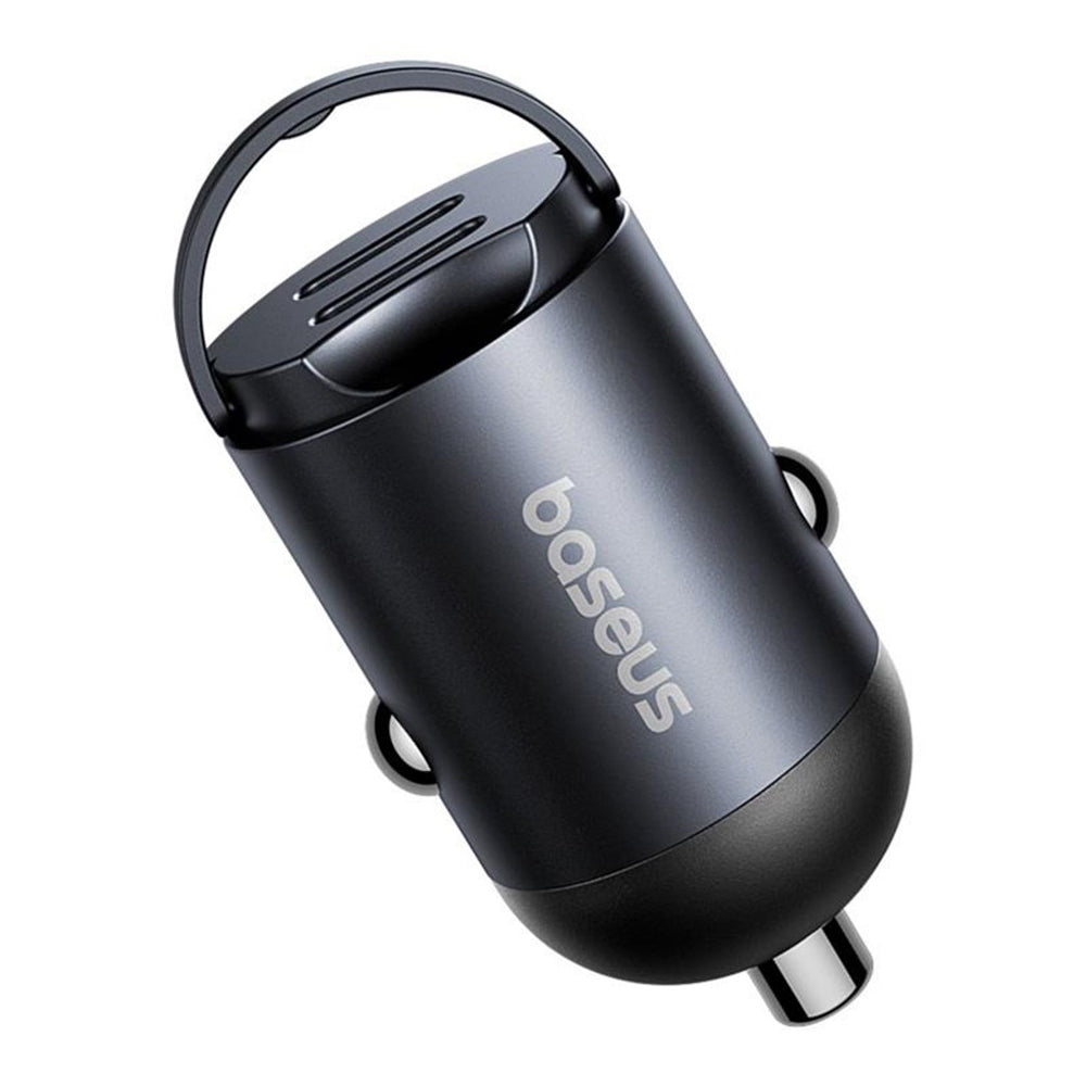 Автомобилен заряден уред Baseus Tiny Star, 30W, 3A, 2 x USB-C, Черен C00035001121-03