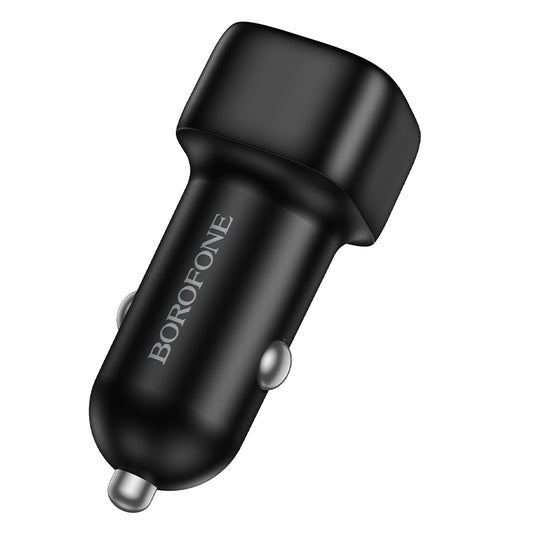 Автомобилен заряден уред Borofone BZ34 Cloud, 18W, 3A, 1 x USB-A, Черен