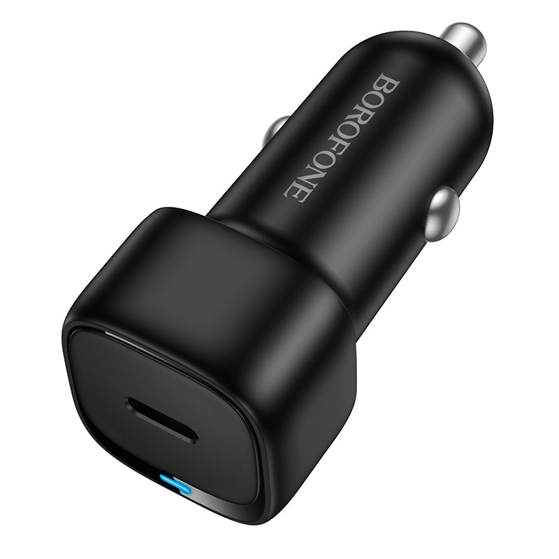 Borofone BZ34A Cloud Car Charger, 20W, 3A, 1 x USB-C, Black