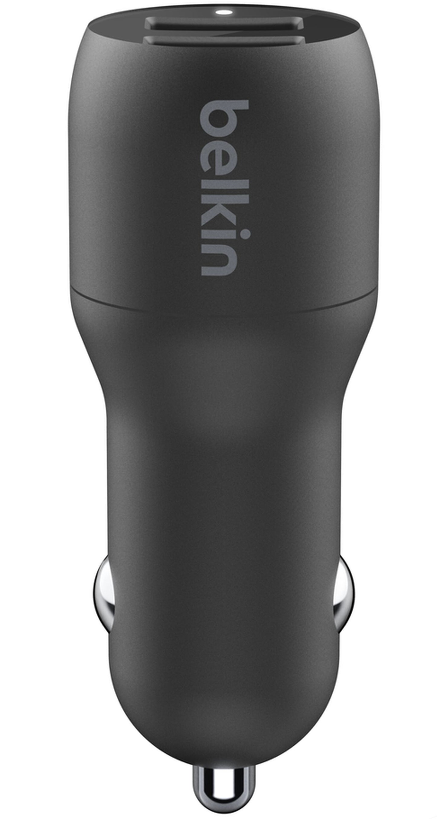 Автомобилно зарядно с Lightning кабел Belkin BoostCharge Dual, 24W, 2.4A, 2 x USB-A, Черно CCD001bt1MBK