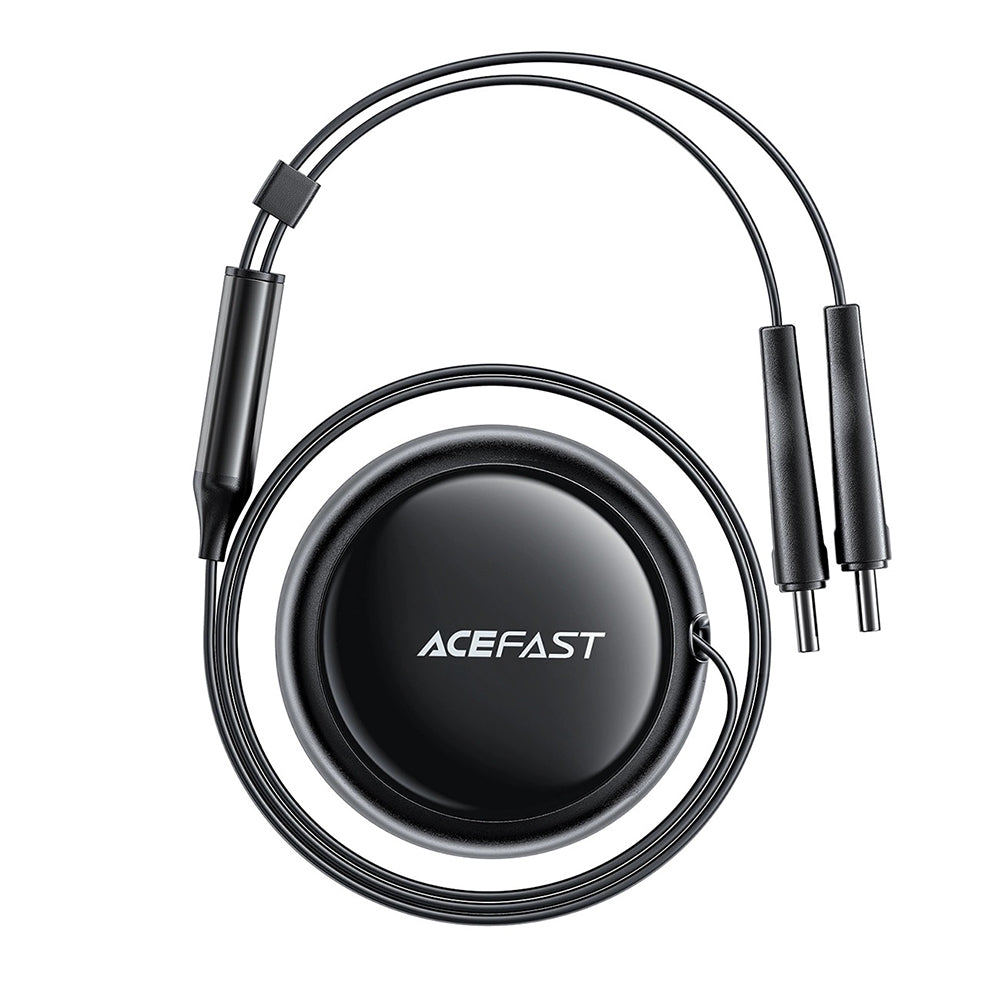 Автомобилен заряден уред с USB-C кабел Acefast B13, 53W, 3A, 1 x USB-A, Черен