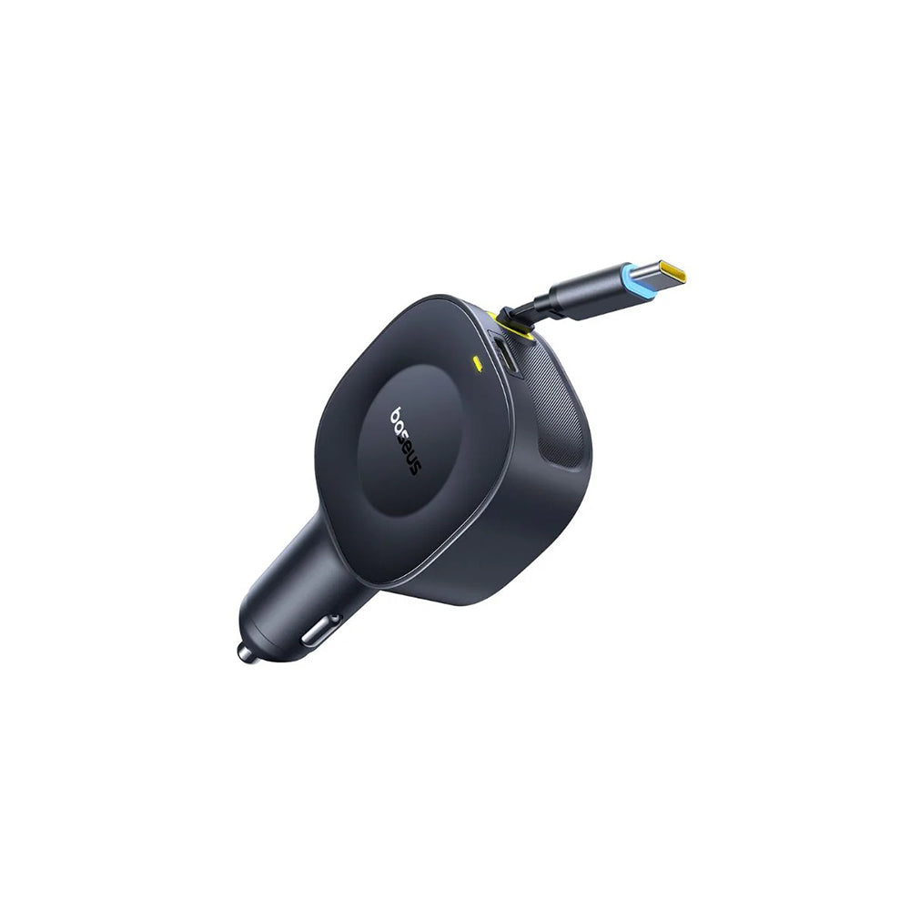 Автомобилен заряден уред с USB-C кабел Baseus PrimeTrip VR2, 30W, 3A, 1 x USB-C, Черен C0206400