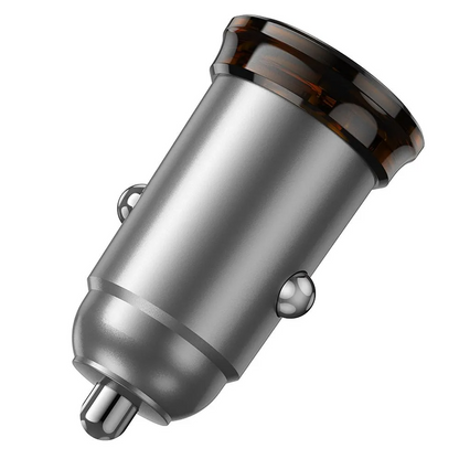 Автомобилен заряден уред HOCO NZ16, 30W, 3A, 1 x USB-C, Сив