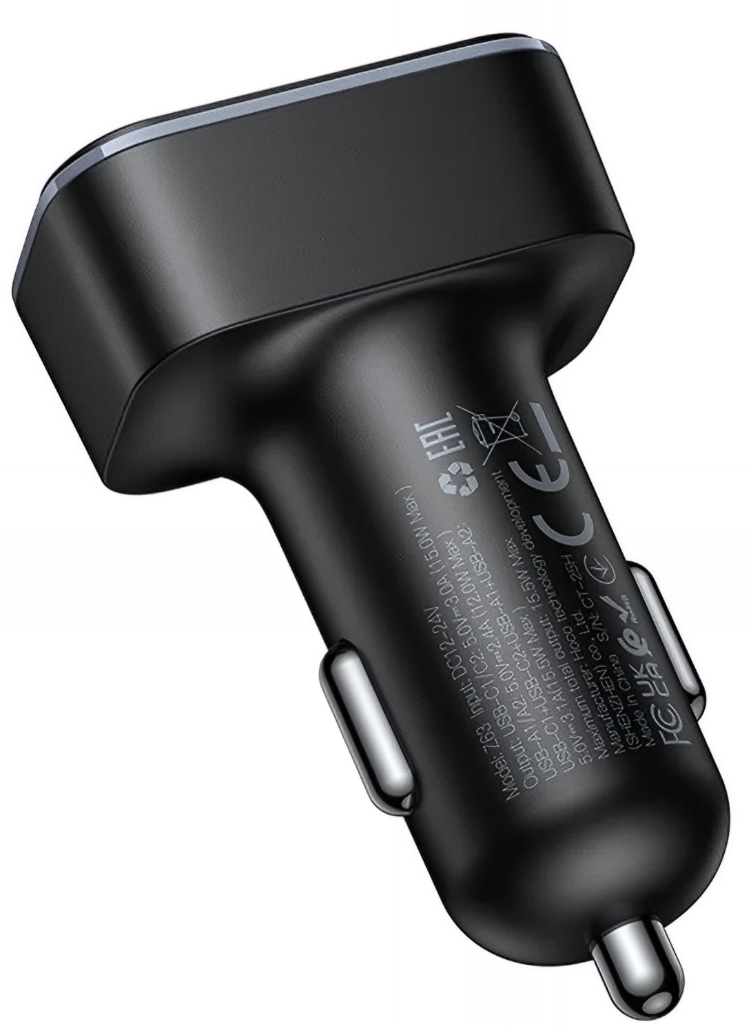 Автомобилен заряден уред HOCO Z63, 42W, 3A, 2 x USB-A - 2 x USB-C, Черен