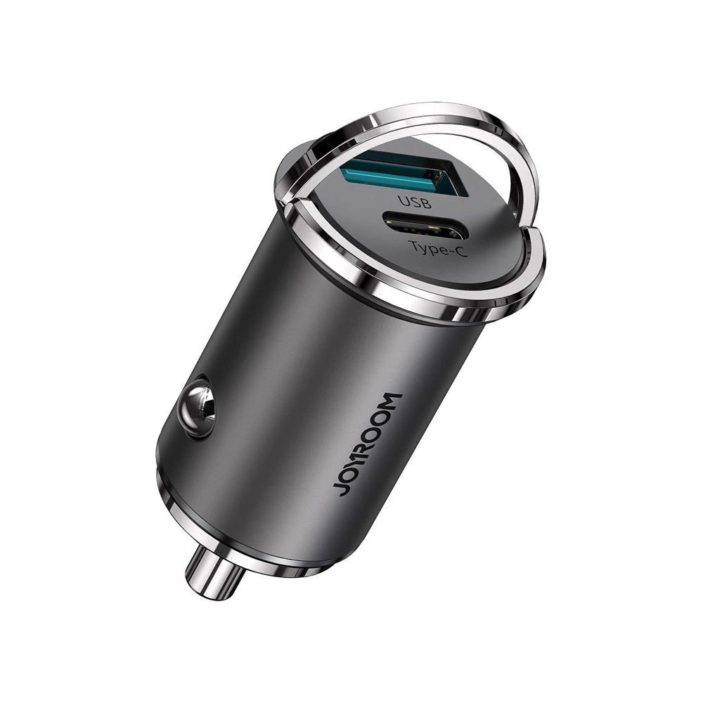 Автомобилен заряден уред Joyroom C-A35, 45W, 5A, 1 x USB-A - 1 x USB-C, Сив