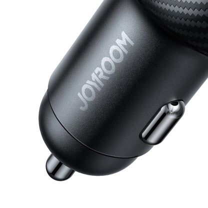 Автомобилен заряден уред Joyroom JR-CCD04, 30W, 3A, 1 x USB-A - 2 x USB-C, Черен