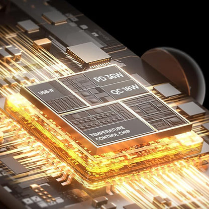 Автомобилен заряден уред Lisen, 36W, 3A, 1 x USB-A - 1 x USB-C, Комплект 2 броя, Черен YL0223080038