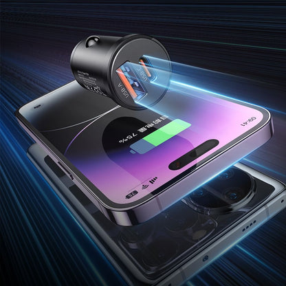 Автомобилен заряден уред McDodo CC-2320 Cool, 33W, 3A, 1 x USB-A - 1 x USB-C, Черен