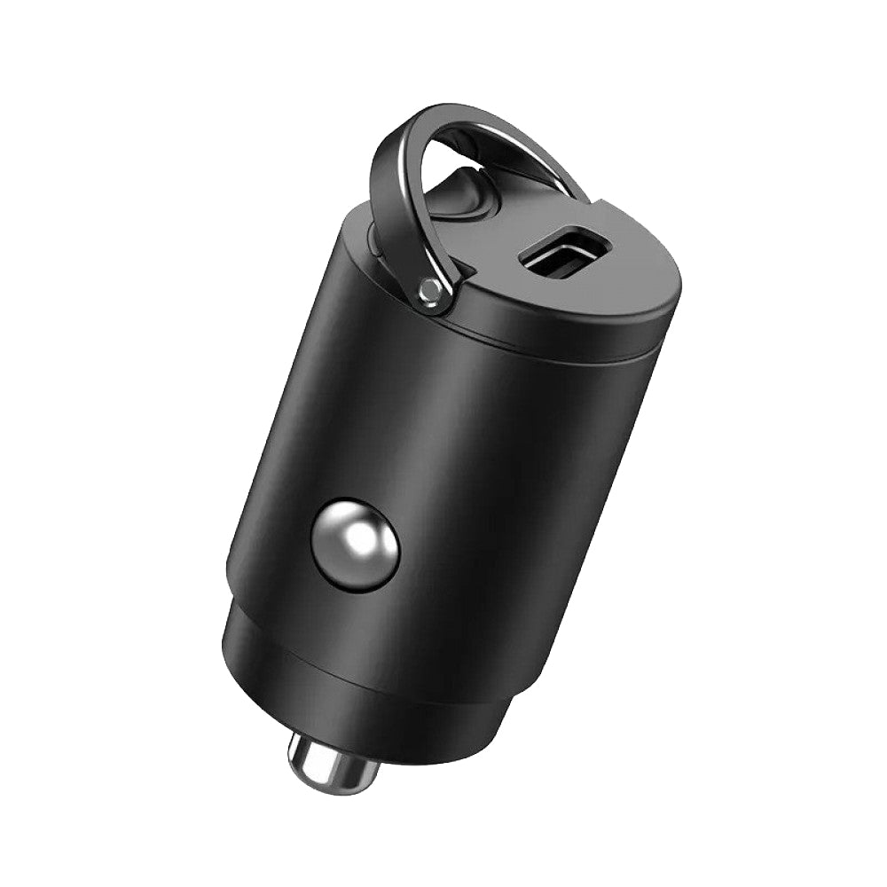 Автомобилен заряден уред Techsuit C5 NanoVolt, 30W, 3A, 1 x USB-C, Черен