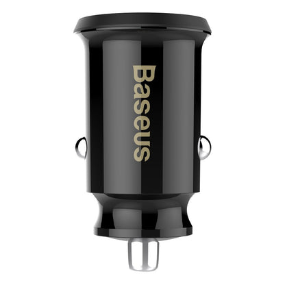 Зарядно за кола Baseus Grain, 10W, 2.4A, 2 x USB-A, черно CCALL-ML01