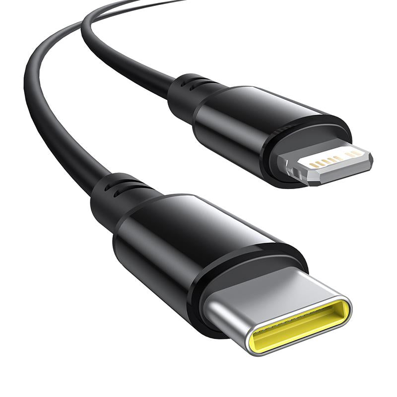 Автомобилен заряден уред с кабел USB-C / Lightning Baseus Circular, 60W, 3A, 1 x USB-A - 1 x USB-C, Черен C00035902121-00
