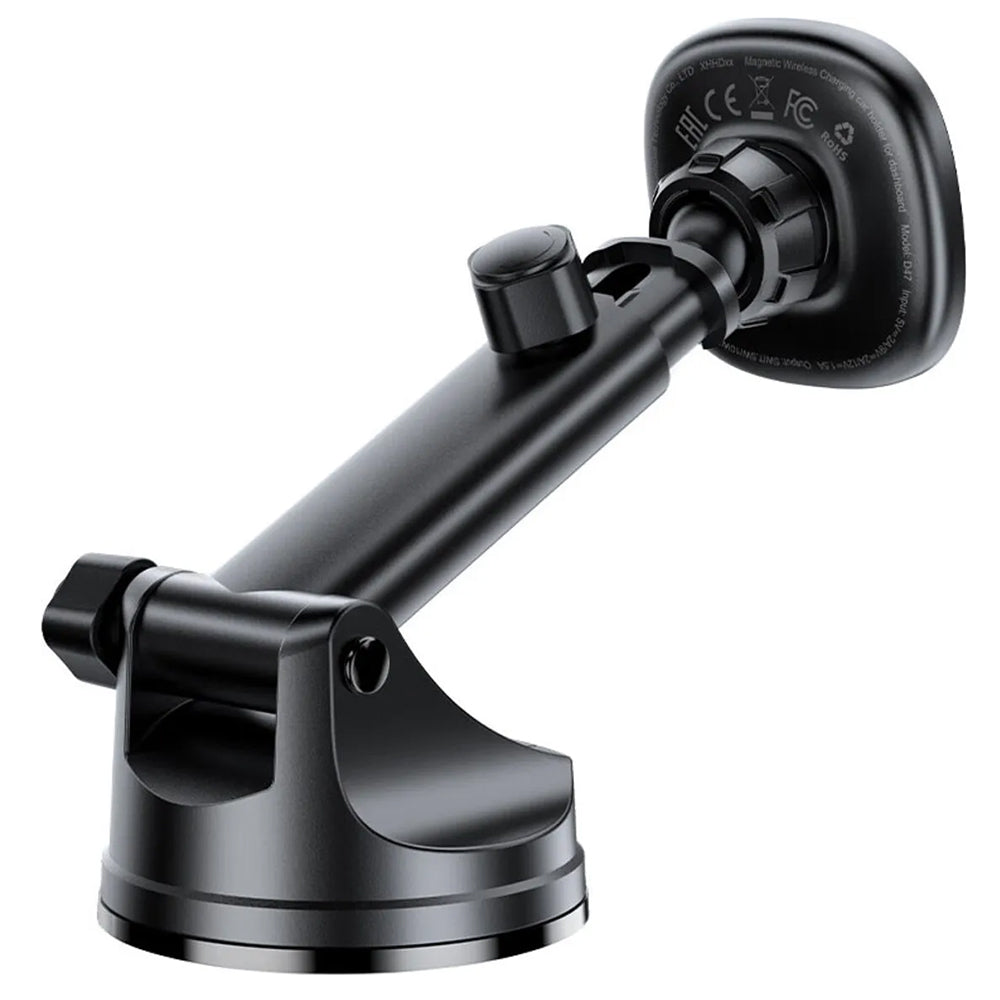 Безжично авто зарядно Acefast D47, 15W, 1.67A, Черно