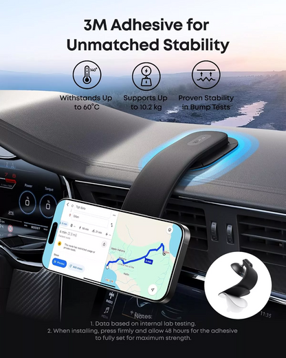 Безжично автомобилно зарядно устройство Anker Nano, 15W, 1.67A, Черно B2216H11