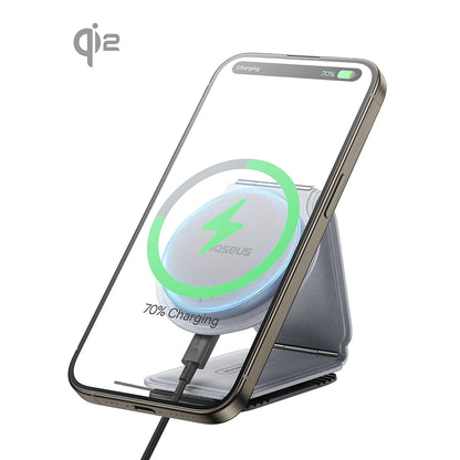 Безжично авто зарядно устройство Baseus PrimeTrip C02, 15W, 1.67A, Сиво C40169003831-00