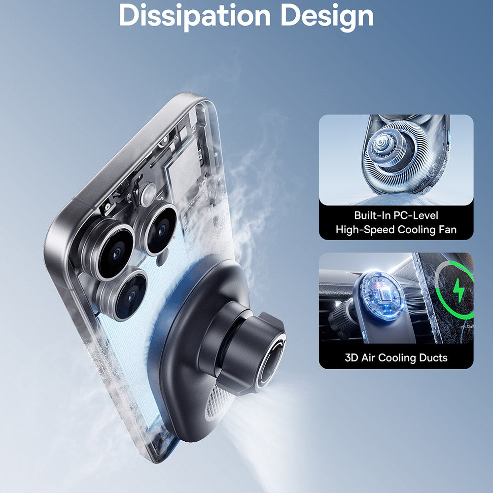 Безжично авто зарядно устройство Baseus PrimeTrip VC1 Pro, 15W, 1.67A, Черно C40141000111-00