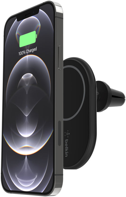 Безжично автомобилно зарядно Belkin BoostCharge, 10W, 1.1A, Черно WIC004btBK