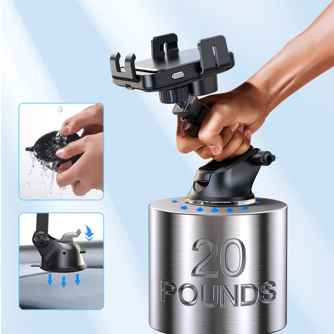 Безжично автомобилно зарядно Joyroom JR-ZS219, 15W, 1.67A, Черно