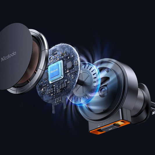 Безжично авто зарядно устройство McDodo CH-0091, 15W, 1.67A, Златисто