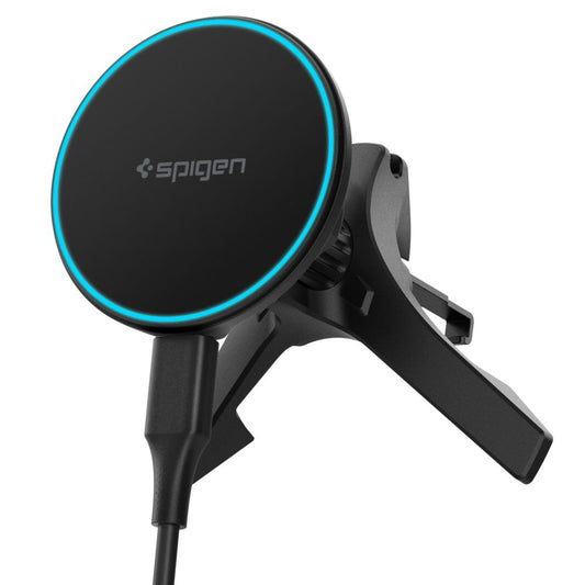 Безжично авто зарядно устройство Spigen EV15MAQ Essential, 15W, 1.67A, Черно ACP10513
