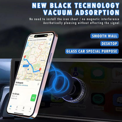 Автомобилен безжичен зарядно устройство Techsuit HOLD253, 15W, 1.67A, Черно