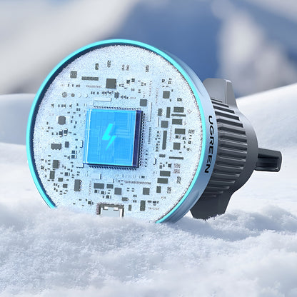 Безжично авто зарядно UGREEN W758, 25W, 1.67A, Синьо