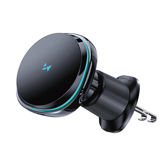 Безжично автомобилно зарядно WZK WCT5-Q6S2Y, 15W, 1.67A, Черно