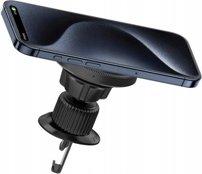 Безжично автомобилно зарядно устройство XO Design CX025, 15W, 1.67A, Черно