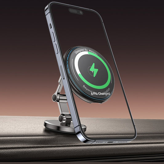 Безжично авто зарядно устройство Yesido C306, 15W, 1.67A, Черно