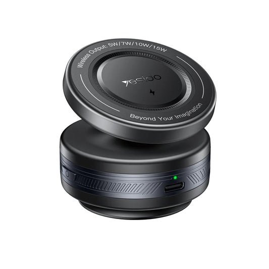 Безжично автомобилно зарядно Yesido C310, 15W, 1.67A, Черно