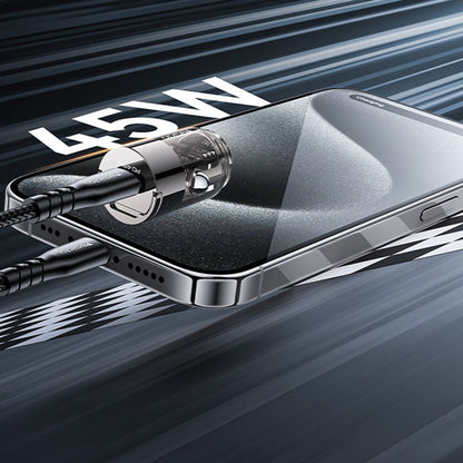 Автомобилен заряден уред Yesido Y67, 45W, 3A, 1 x USB-C, Черен