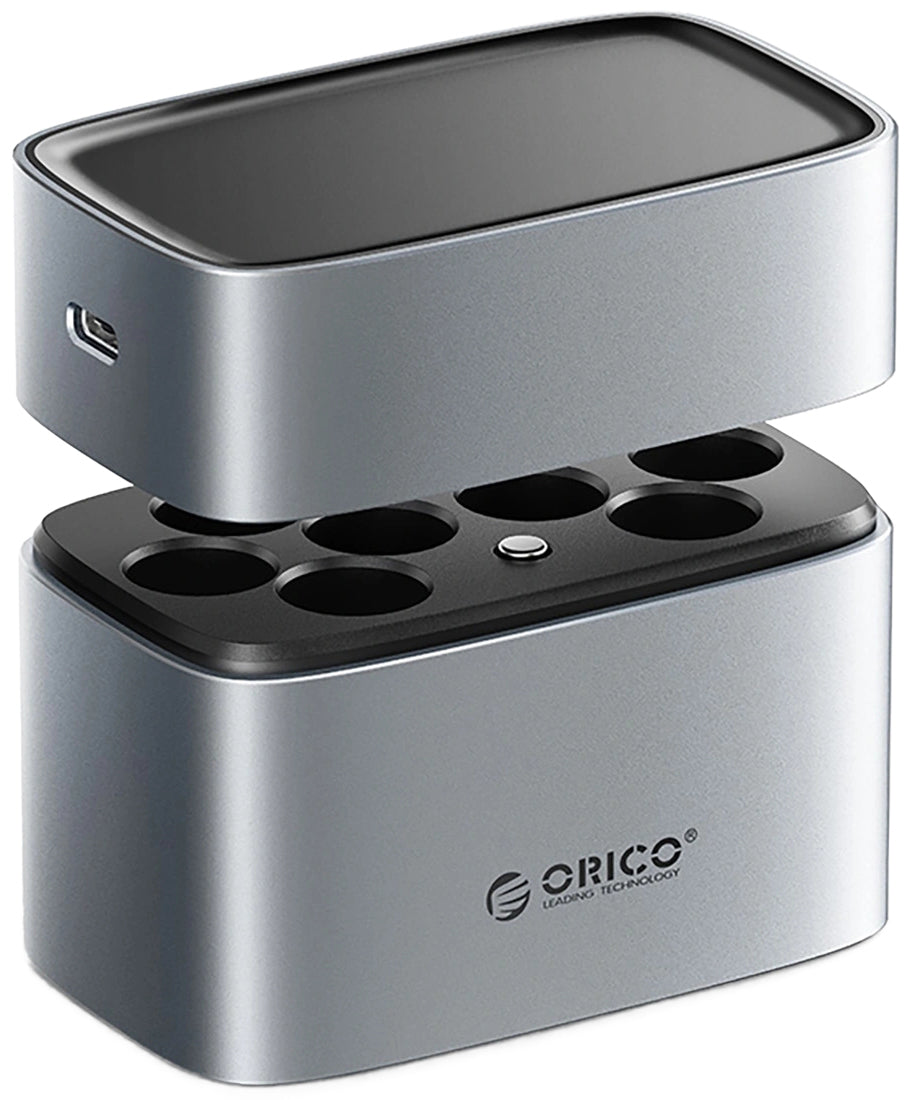 Зарядно за батерии Orico EV8, AA, Сиво